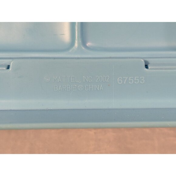 Y2K Barbie Furniture Couch Chair Sofa Blue Living In Style Room Set Plastic 2002 - Picture 13 of 14